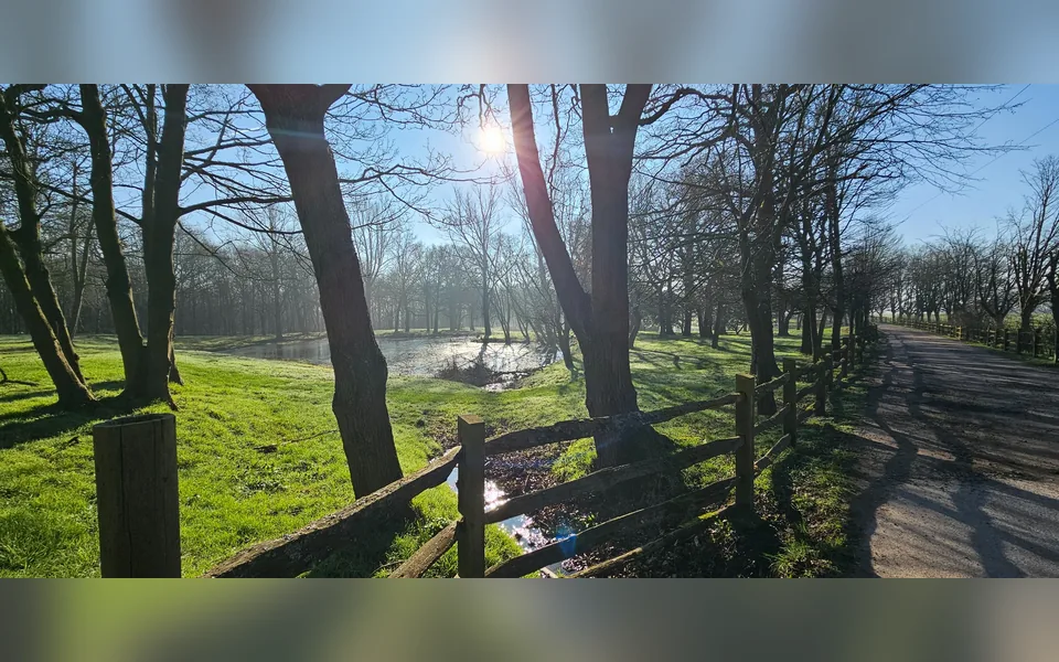 A crisp morning outdoors