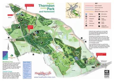Preview of Thorndon & Hartswood Park Map